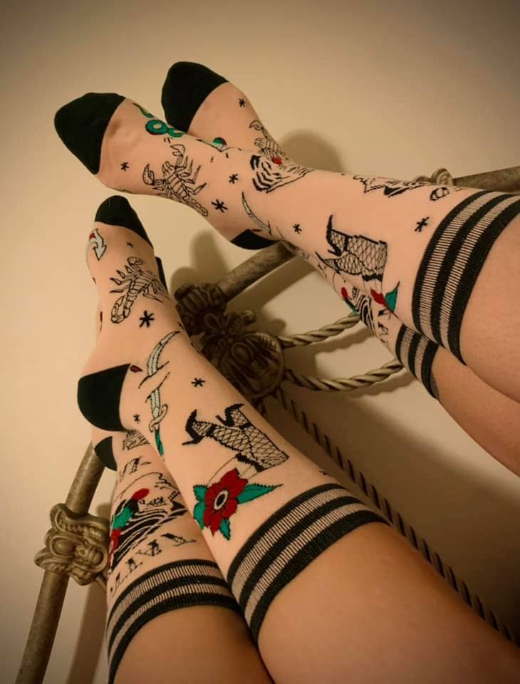 FootClothes LLC - Wholesale Socks - Unisex - Tattooed Lady Socks7