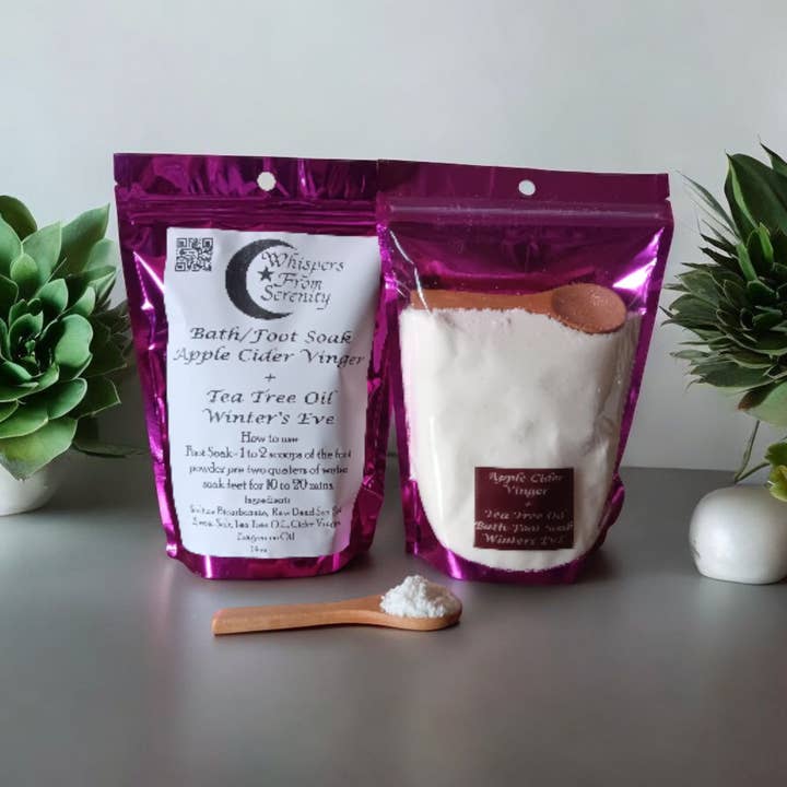 Fotbad Äppelcidervinäger + Teträdolja Vinterns Afton för wholesale av Whispers From Serenity