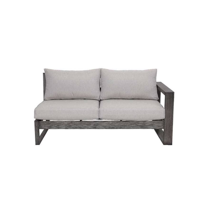 Light Gray Walsh 4-Piece Aluminum Firepit Sofa Set for wholesale on Faire12
