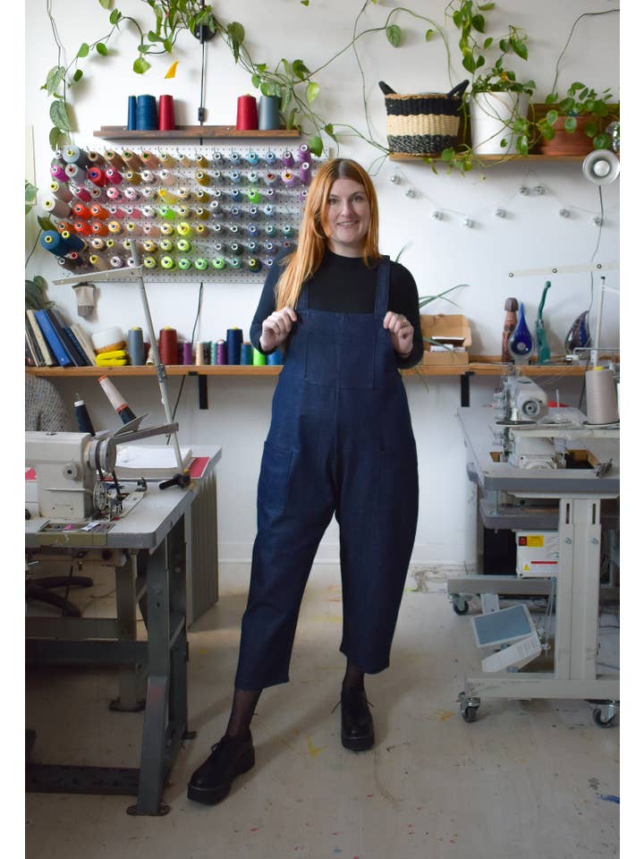 Altar - Wholesale Jumpsuit - Women's - Cassie Coverall in Midnight Denim2