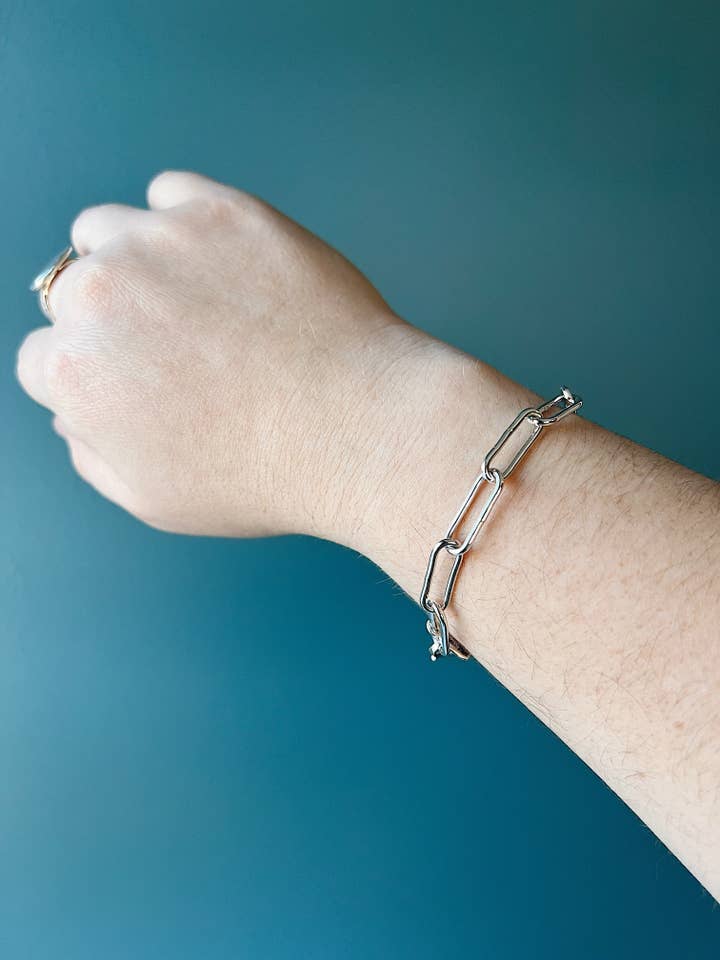 Paperclip Chain Bracelet for wholesale by Sari Rae