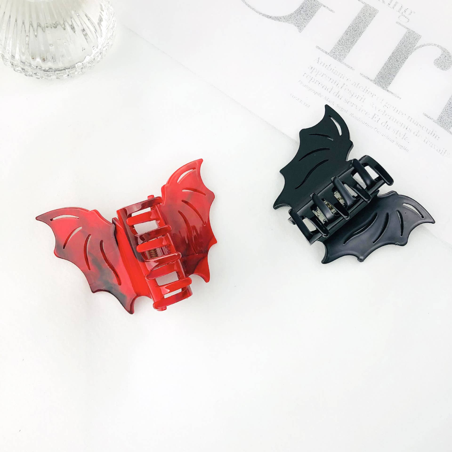 SoapElenGlen - Wholesale Hair Clip - Women's -  Colorful Bat Hair Clip, Halloween - Inspired Accessories10