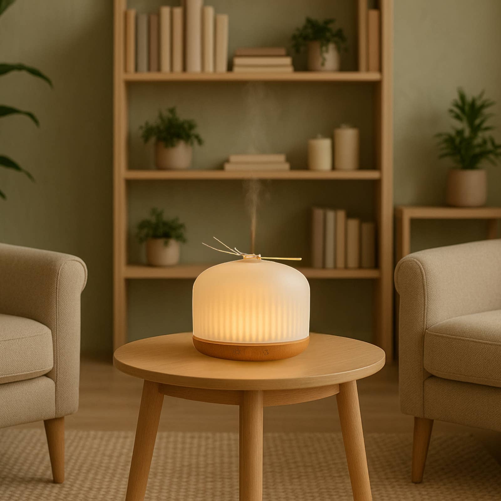 Zen'Arôme - Wholesale Electronic Diffuser - Origin Essential Oil Diffuser in glass and FSC wood4