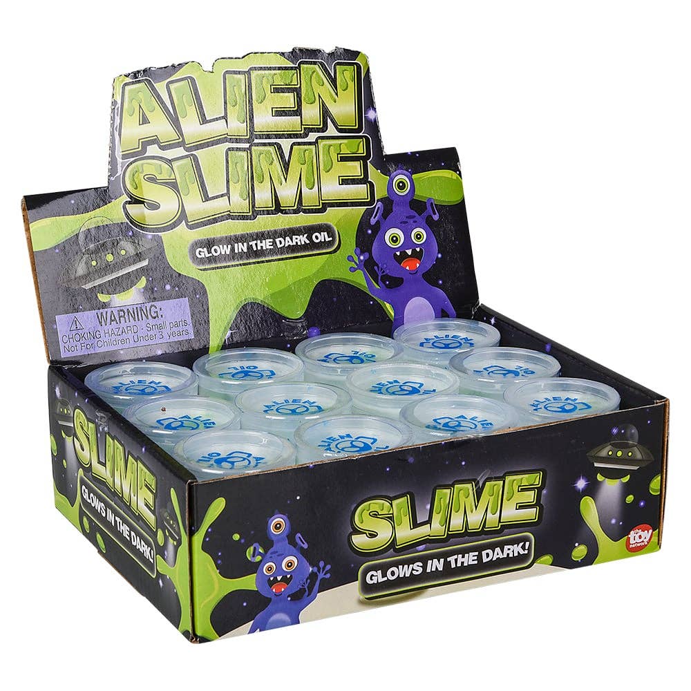 La Luna Bella - Toys - Wholesale Putty/slijm - Kinderen - 2,25" ALIEN GLOW IN DARK OIL SLIME LLB Slime & Putty1
