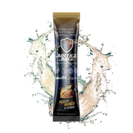 Justice Juice - Peach Mango - First Responder Drink! for wholesale by JUSTICE JUICE