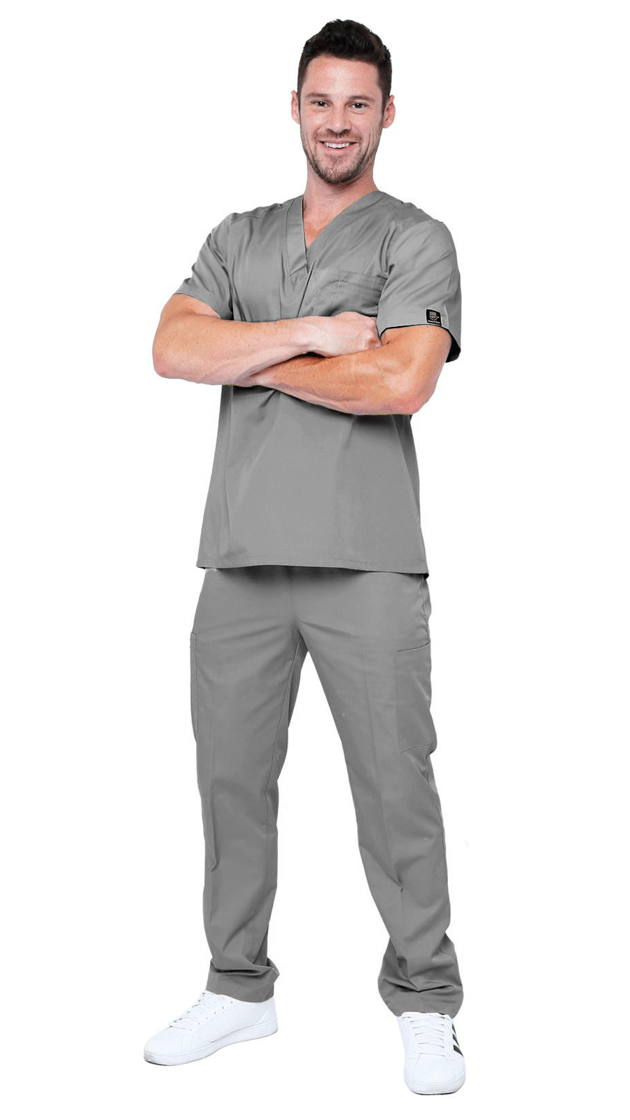 Dress A Med – wholesale Healthcare uniform – Men's – Men's 6 Pocket Soft Stretch Uniform Scrubs - Style ST1014