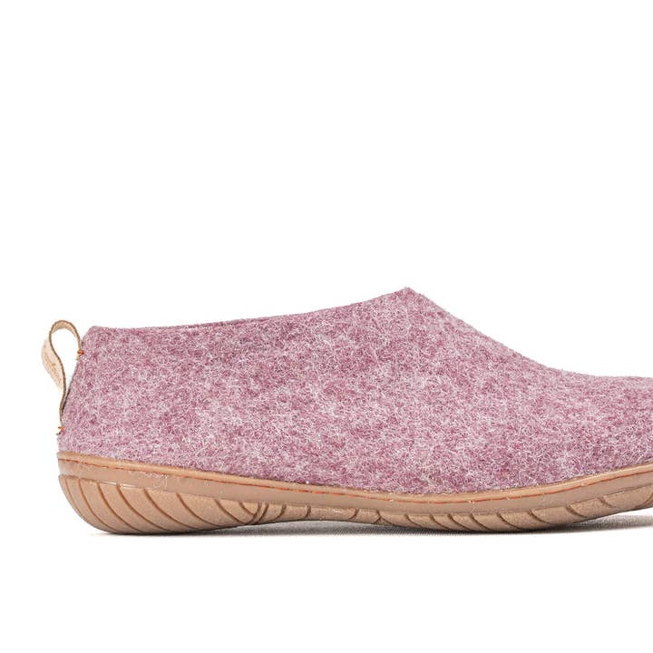 Outdoor Shoes With Rubber Sole - Lavender for wholesale by Woollyes Inc