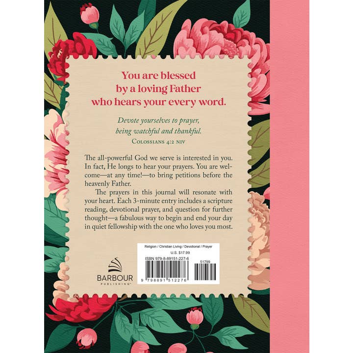 Barbour Publishing, Inc. - Wholesale Journal/Diary - 3-Minute Prayers for Women: A Journal4