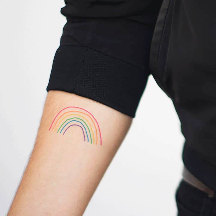 Tattoonie - Wholesale Temporary Tattoo - PEN RAINBOW Tattoo (Pack of 2)