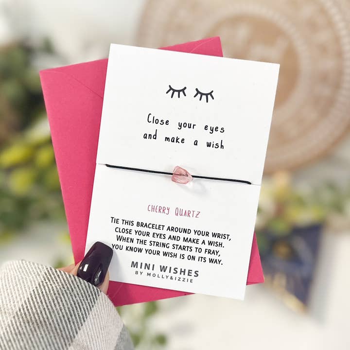 Crystal Mini Wish Bracelet - Make A Wish for wholesale by by Molly&Izzie
