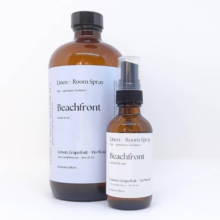 Pearl & Moss Botanicals Inc. - Wholesale Room & Linen Spray - Linen + Room Spray: Beachfront2