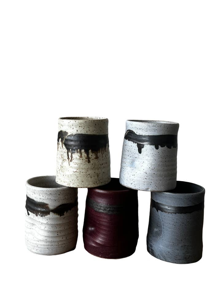 Luna Tumblers for wholesale by Gina DeSantis Ceramics