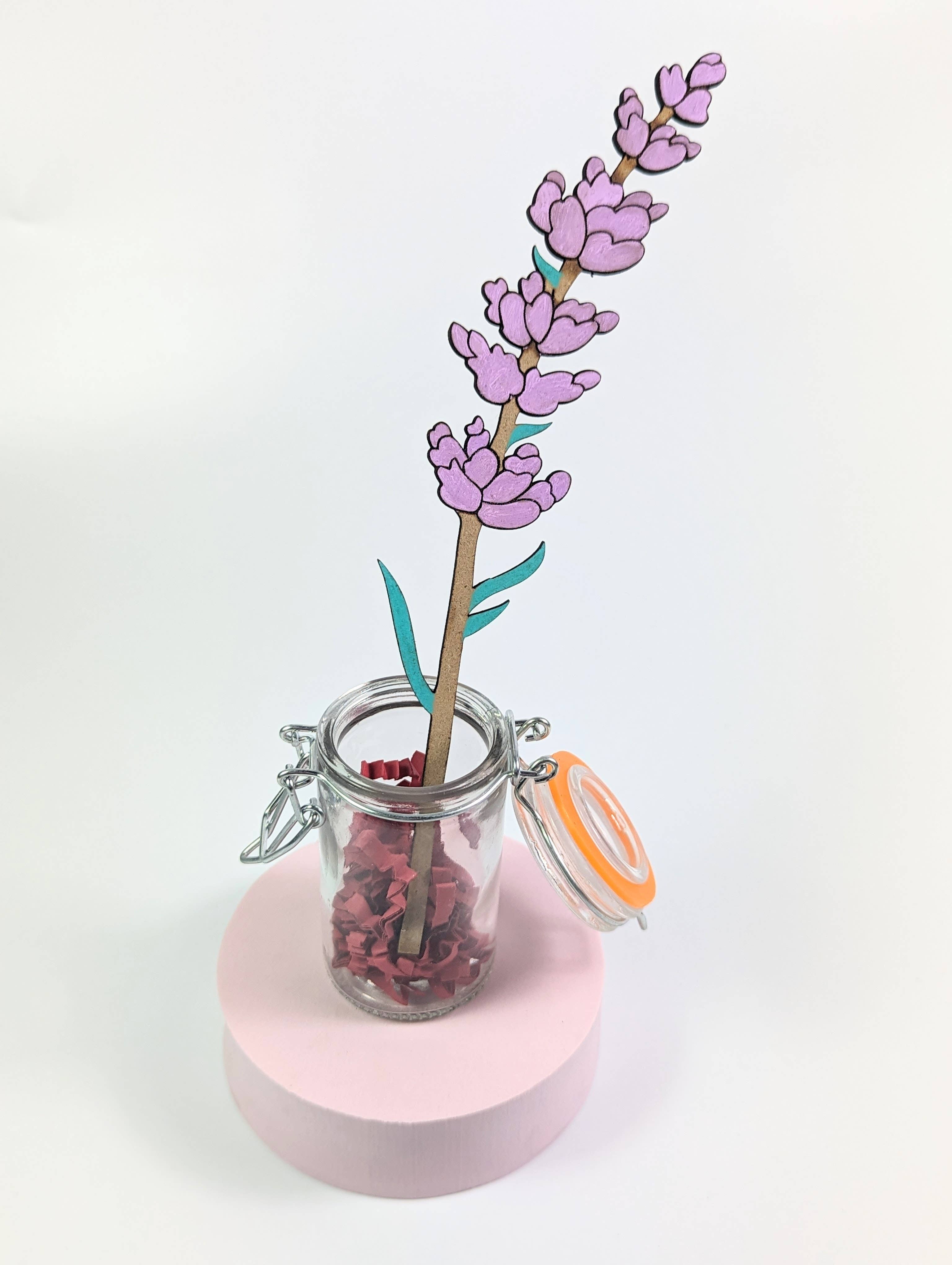 Chikai Shop – wholesale Artificial flowers – Hand-painted wooden flowers for home decor2