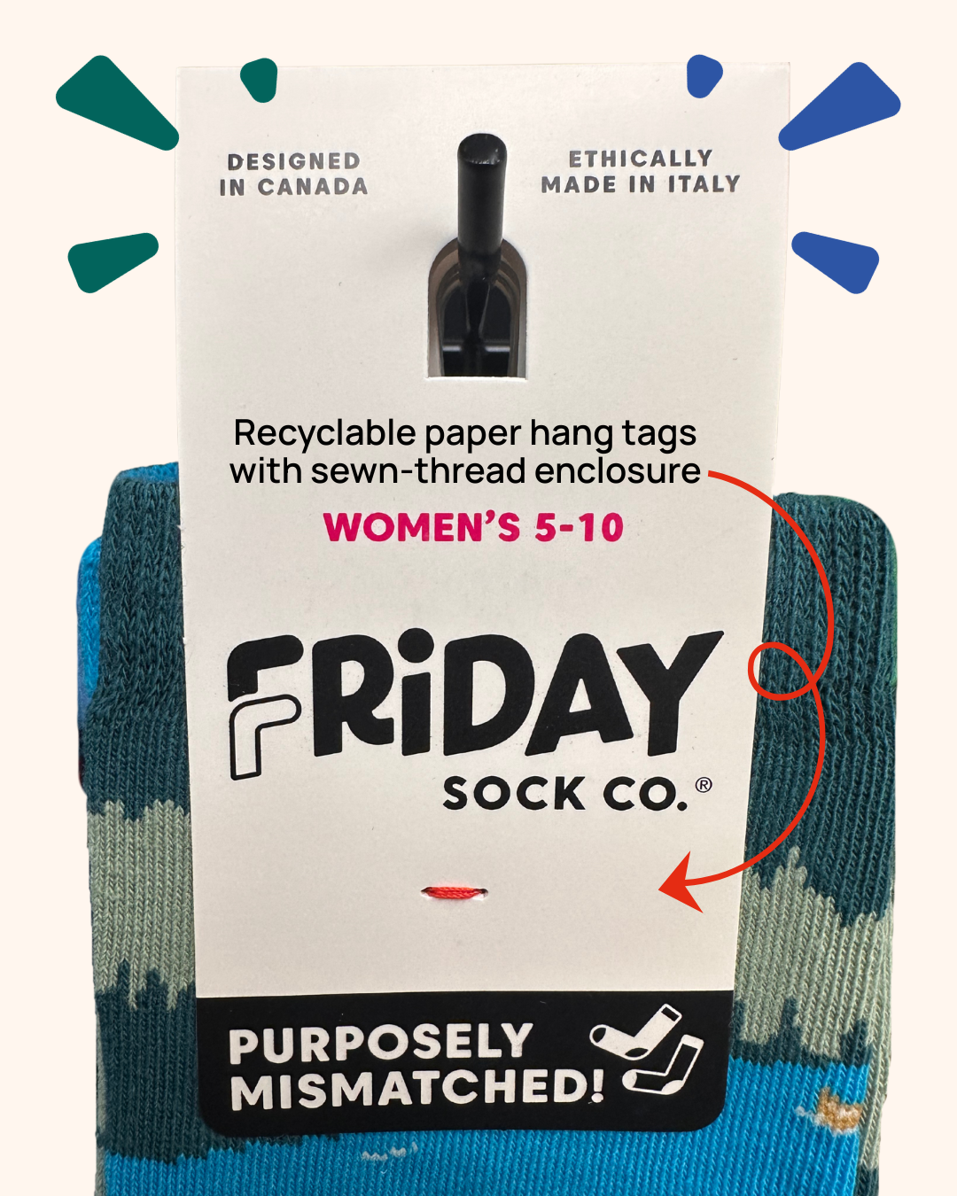 Friday Sock Co. - Wholesale Sokken - Dames - Vrouwen Vulkanen & Dinosaurussen Sokken4