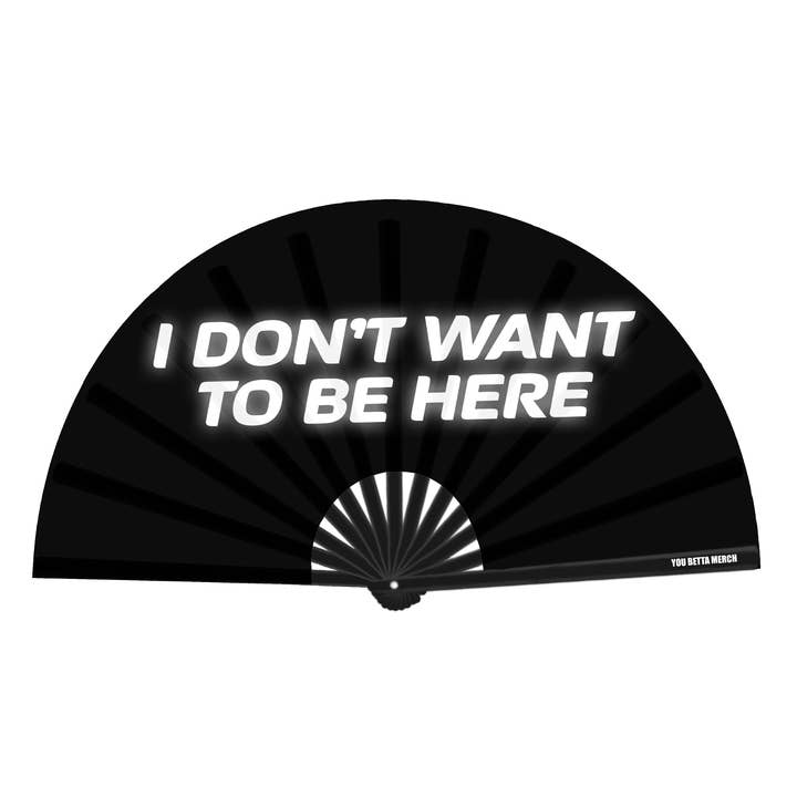 Jeg vil ikke være her fan for engroshandel hos You Betta Merch