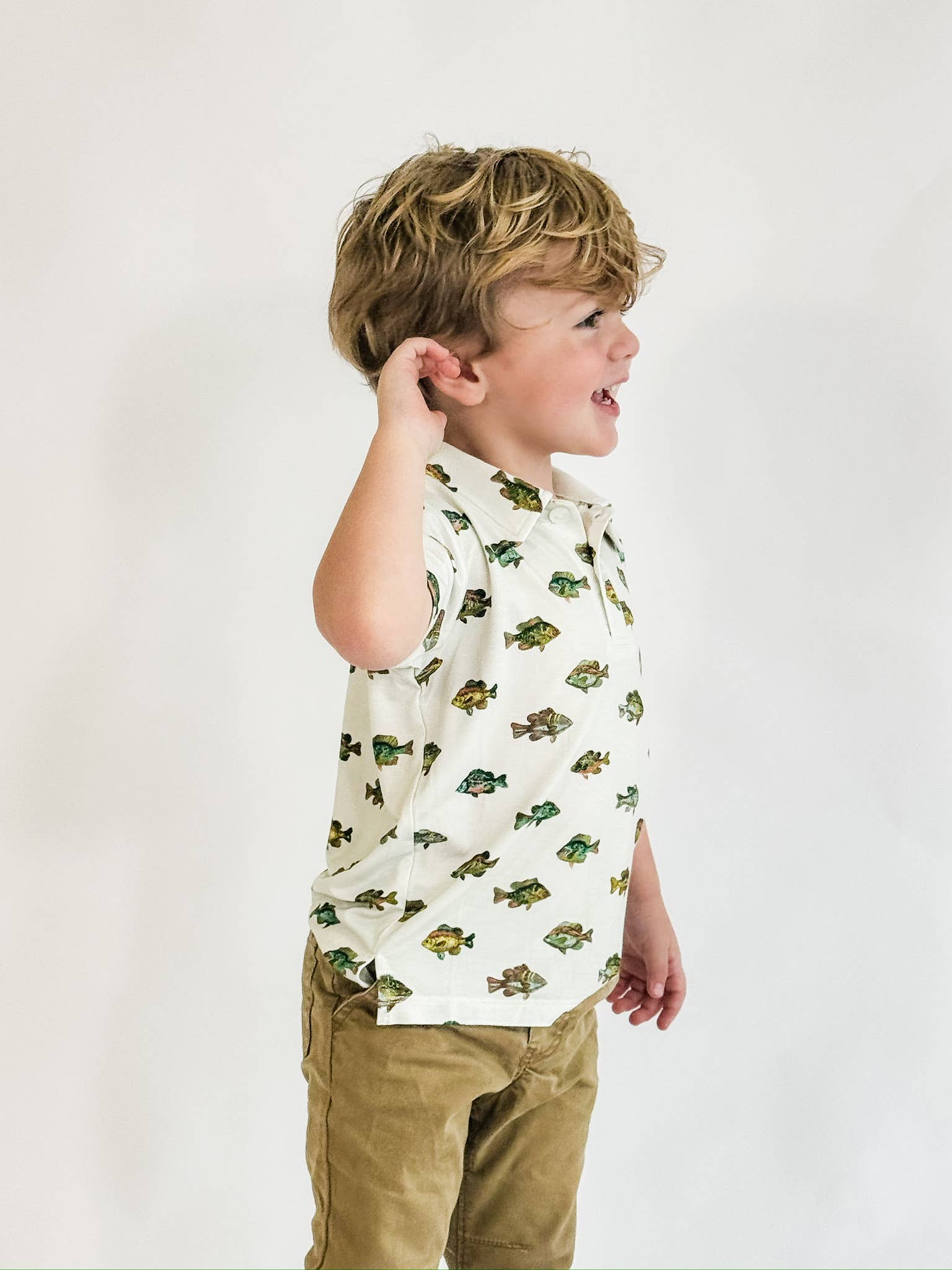 Goosies – Großhandel Hemd – Kinder – See-Fisch - SS-Poloshirt2