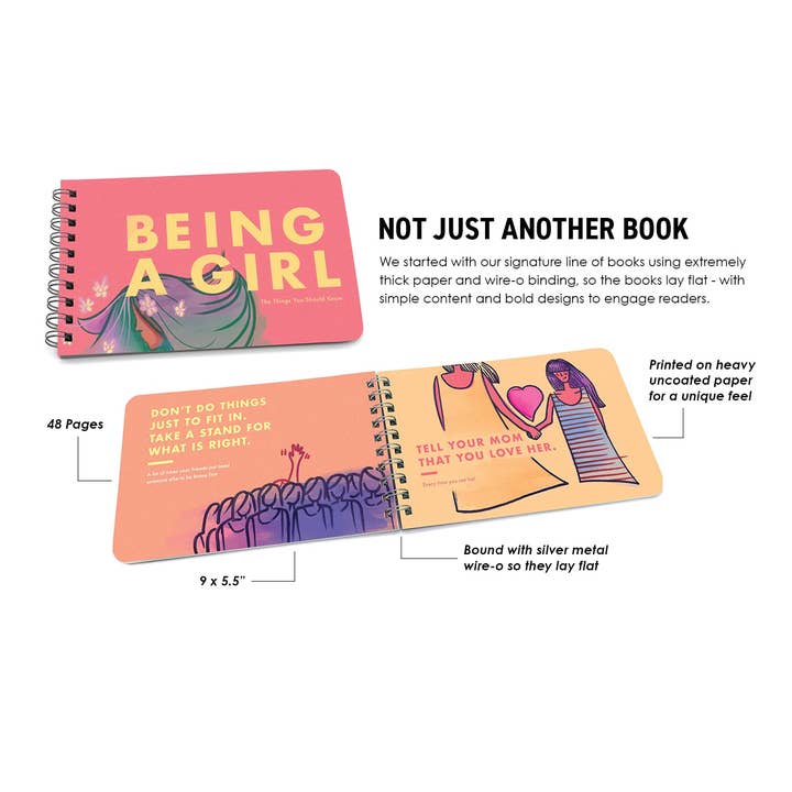 Papersalt - Wholesale Preschool Book (3-5) - "Being a Girl" - Inspirational Book for Ages 3-101
