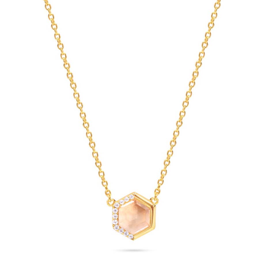 Chloe + Lois - Wholesale Pendant/Charm Necklace - Stardust Healing Stone Necklace10