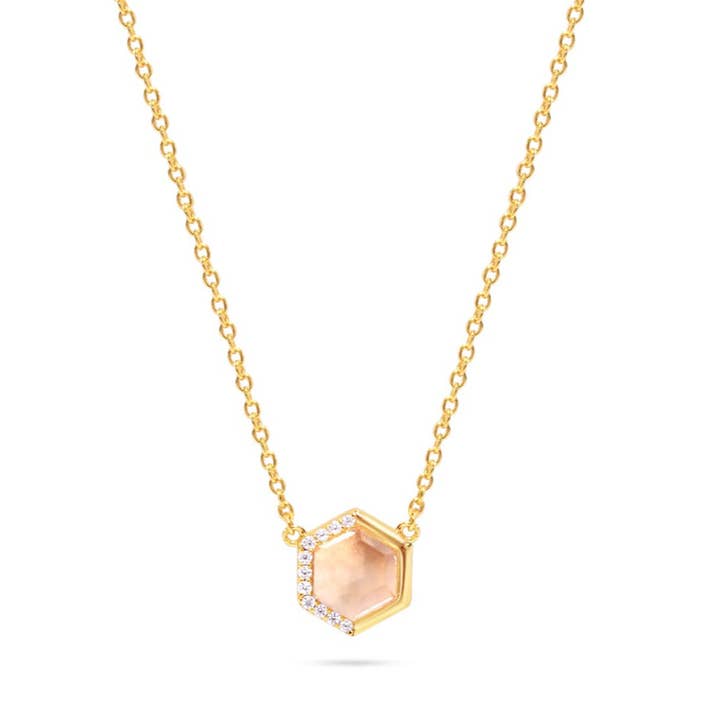 Chloe + Lois - Wholesale Pendant/Charm Necklace - Stardust Healing Stone Necklace10