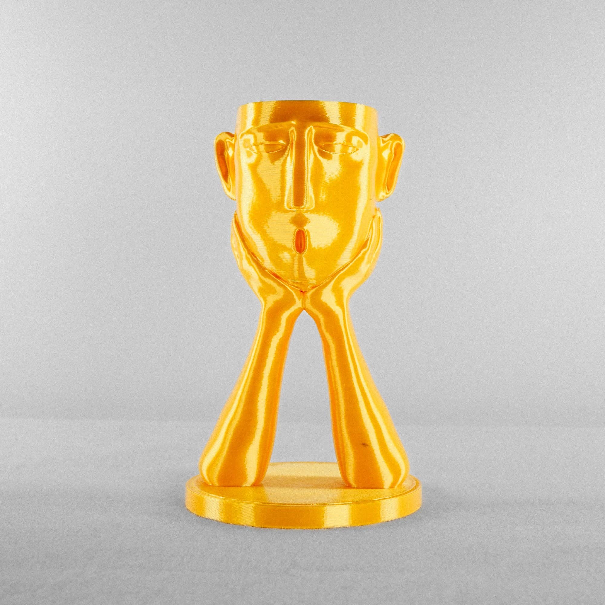 Rosebud Homegoods - Vente Pot - Support pour plantes gonflables Stonehenge, joli pot à tête, cadeau de décoration unique5