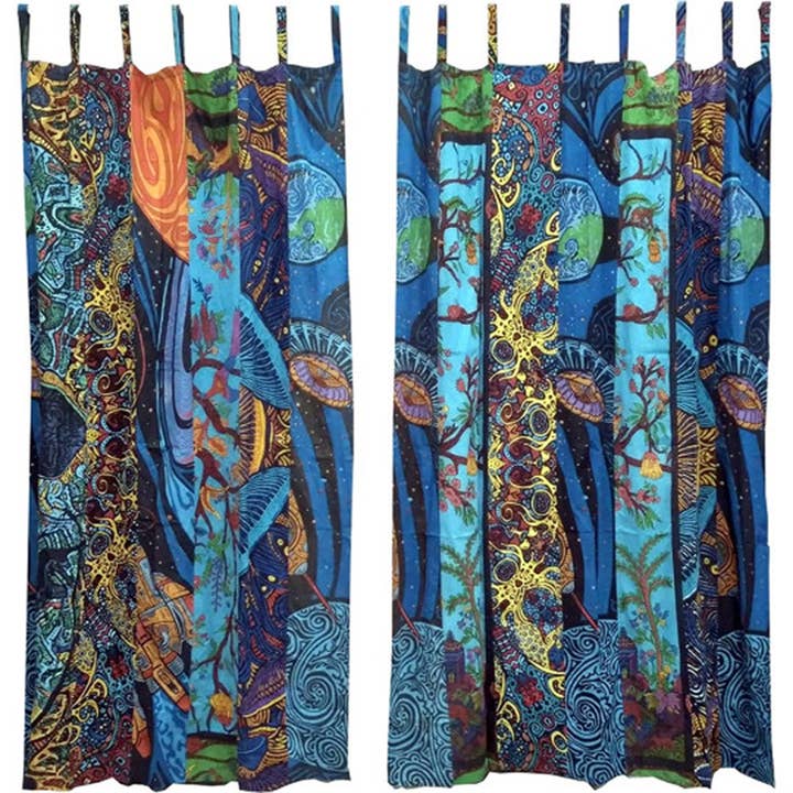 Sunshine Joy - Wholesale Curtain - Dream Single Panel Tabbed Curtain 56 x 85 Inches