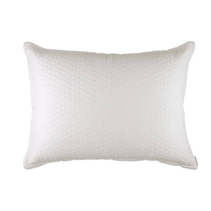 Coussin Dawn Luxe Euro blanc 27 x 36 pour la vente par Lili Alessandra