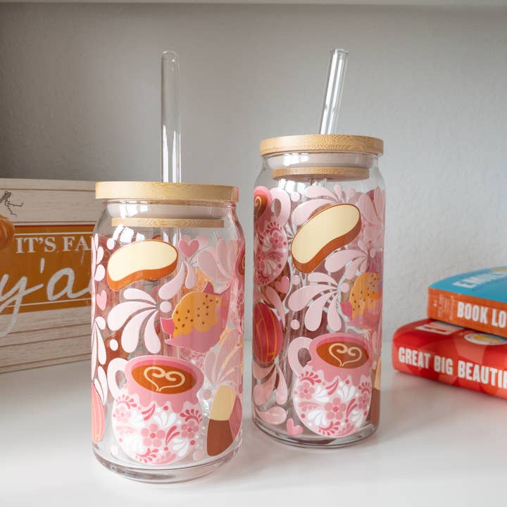 Be Bold Stay Bold – wholesale Drinking glass/cup – Pan Dulce Glass Can Cup