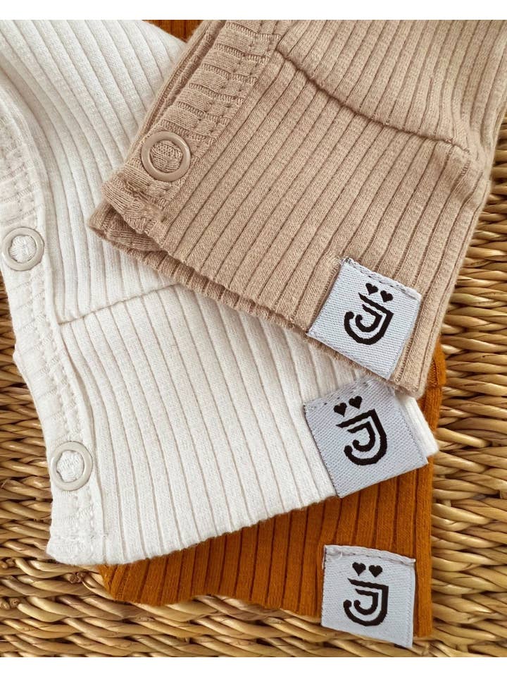 Lucky Panda Kids - Wholesale Jumpsuit - Baby - Organic Jumpsuit | Latte