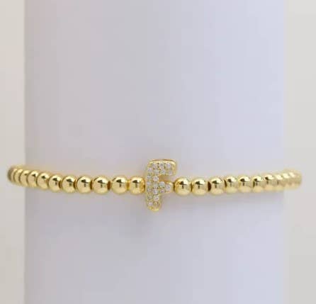 Malibu Sugar – Conjunto de joias por atacado – Pulseiras com Contas Douradas com Iniciais Perfeitas para o Natal!!4