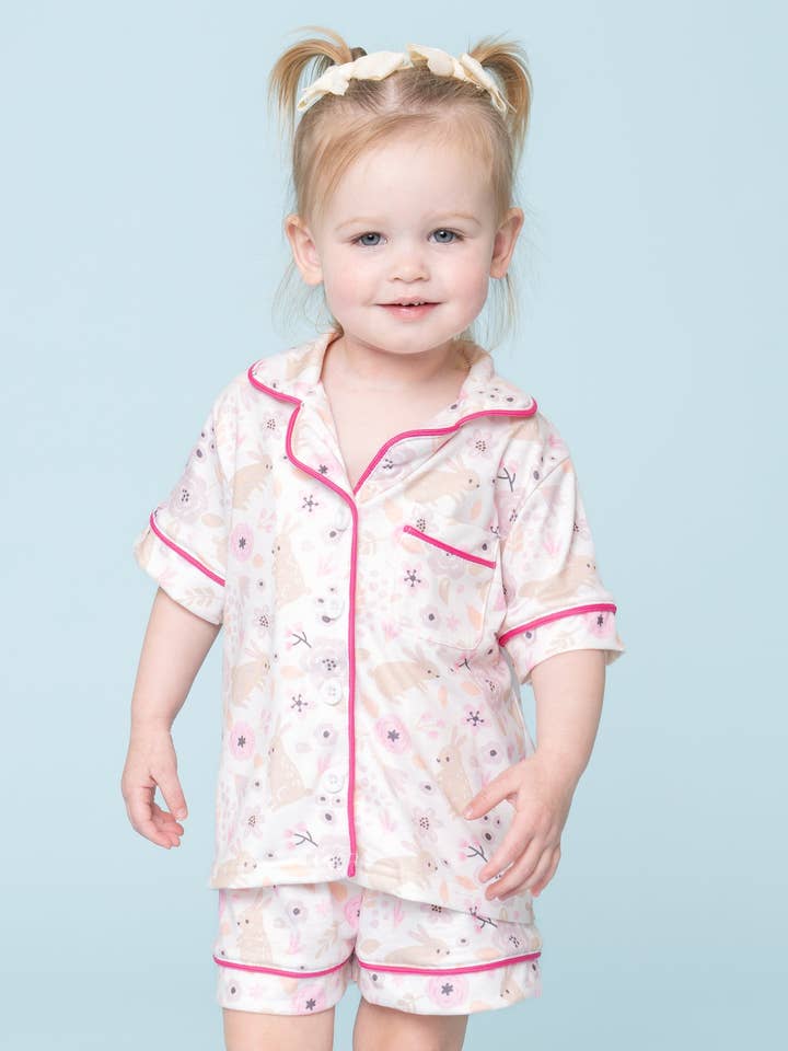 Dreamland Bunny Pajamas for wholesale by Marie Nicole Clothing