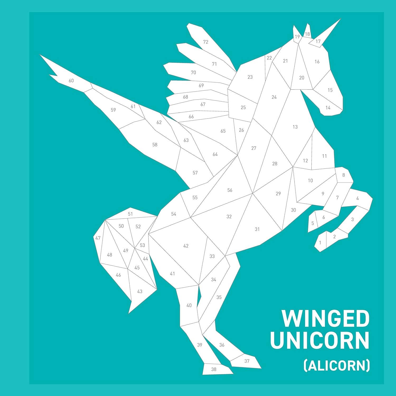 Fox Chapel Publishing - Wholesale Coloring & Activity Book - Kids & Baby - My Sticker Paintings: Unicorns - Children's Activity Book2