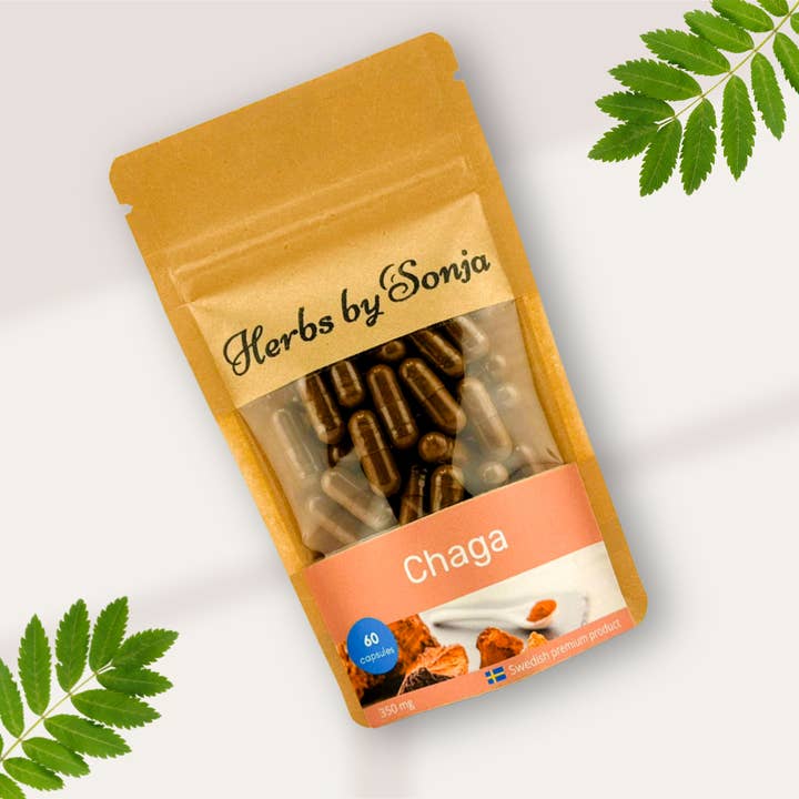 Chaga 350 mg for stores focused on plant-based wellness for wholesale by Herbs By Sonja - Natural health supplements