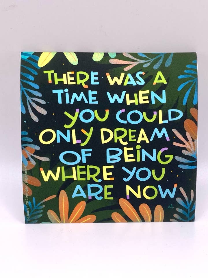 There Was A Time... Vinyl Sticker for wholesale by mightypigeon