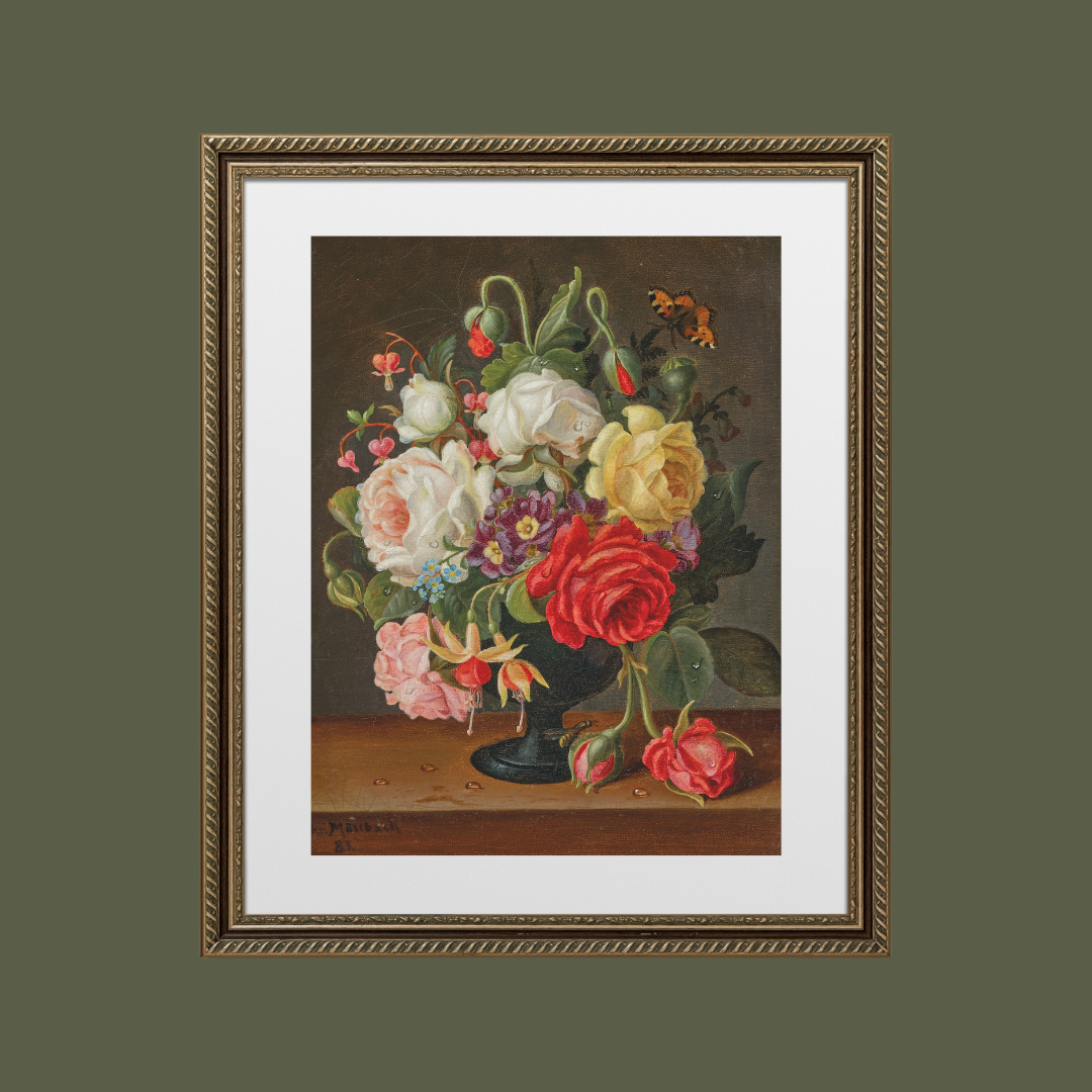 Sea to Skye - Wholesale Art Print - Still Life Florals 19th Century I Antique Art Print 6