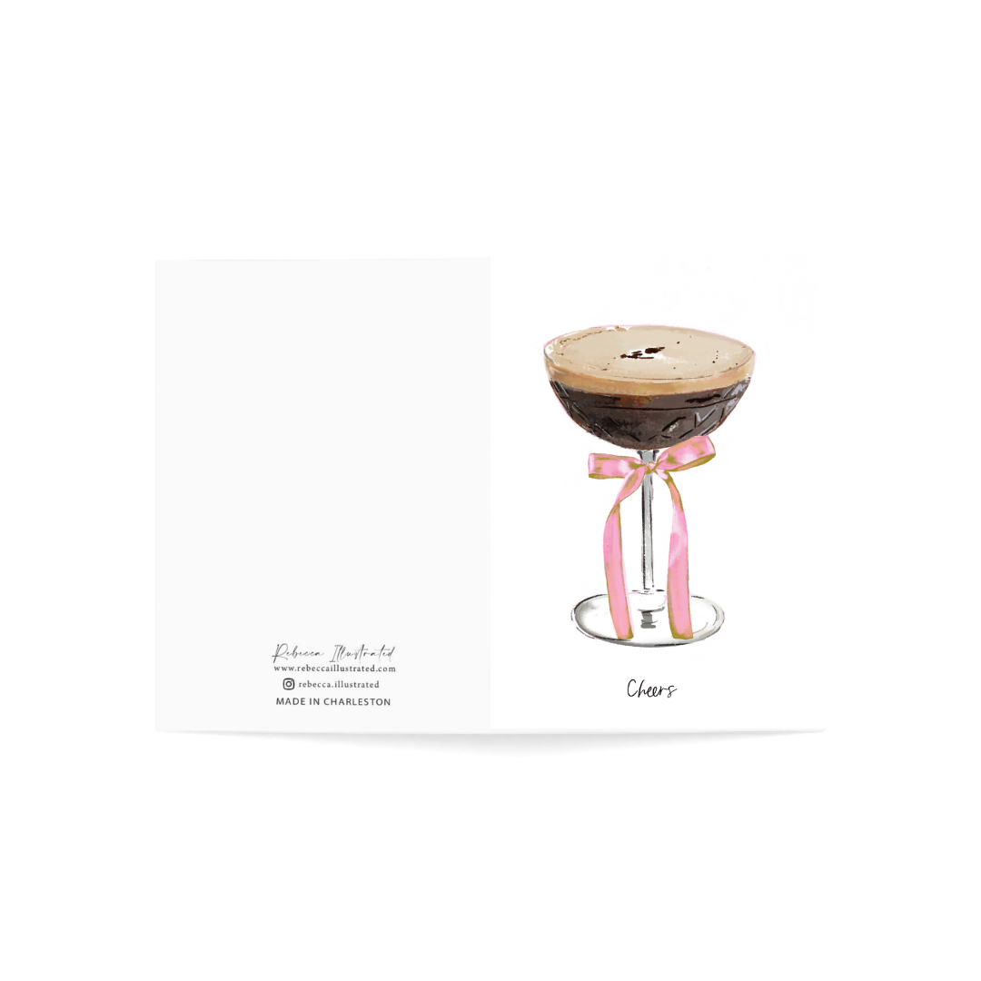 Rebecca Illustrated - Vente Assortiments de papeterie/cartes - ESPRESSO CHEERS - Carte de correspondance4