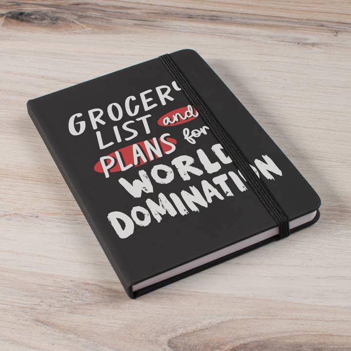 Inköpslista och planer för världsherravälde-journal för wholesale av Lucky Luna Apparel