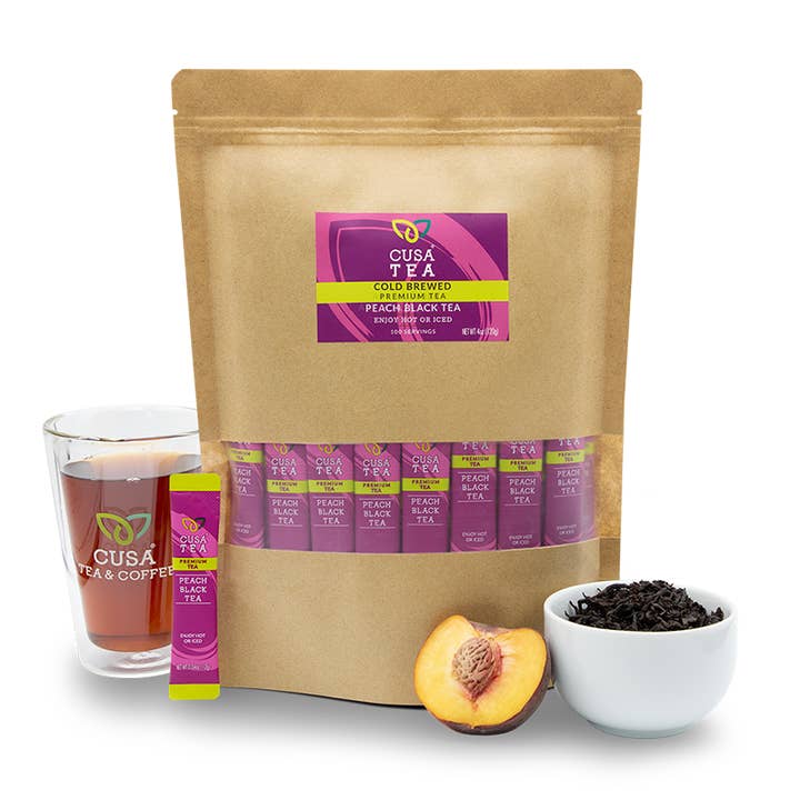 Peach Black Tea for wholesale by Wild Zora