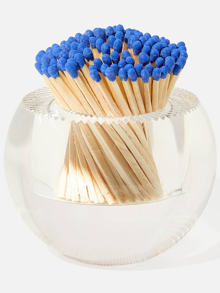 Round Match Striker - Royal Blue Matches for wholesale by Tart By Taylor