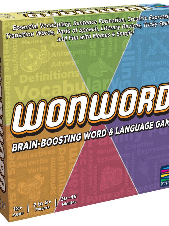 Wonword: Brain-boosting Word and Language Game for wholesale by Semper Smart Games LLC