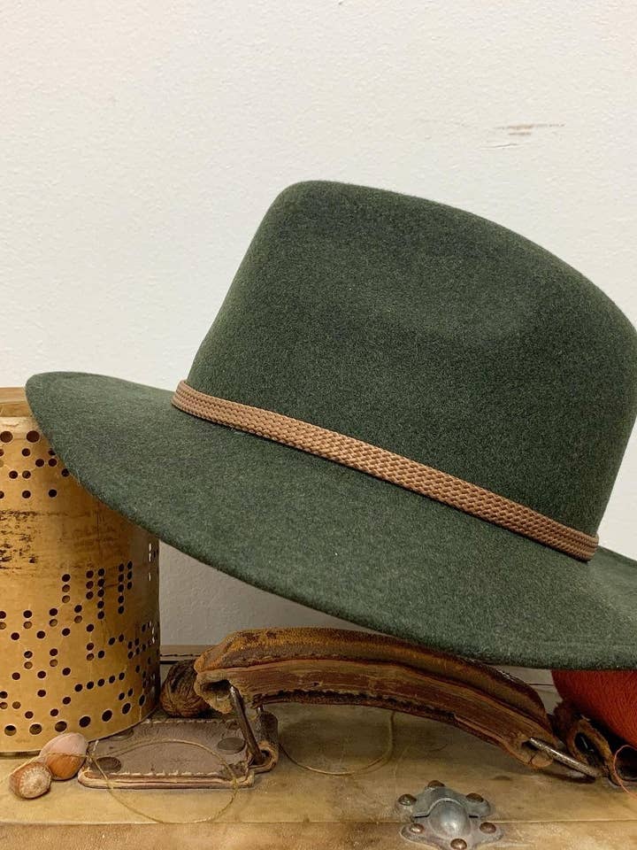 Chapéu Edouard - cáqui por atacado de Quintessence