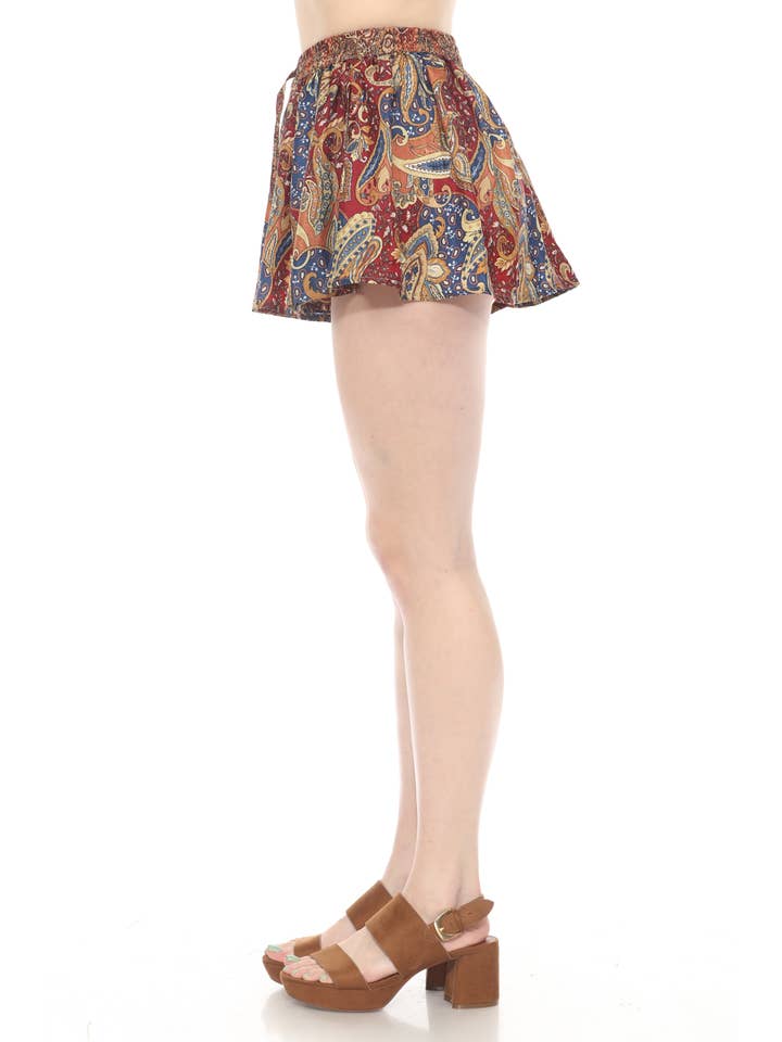 Lakhays Collection Inc. - Wholesale Shorts - Women's - Flowy Paisley Shorts