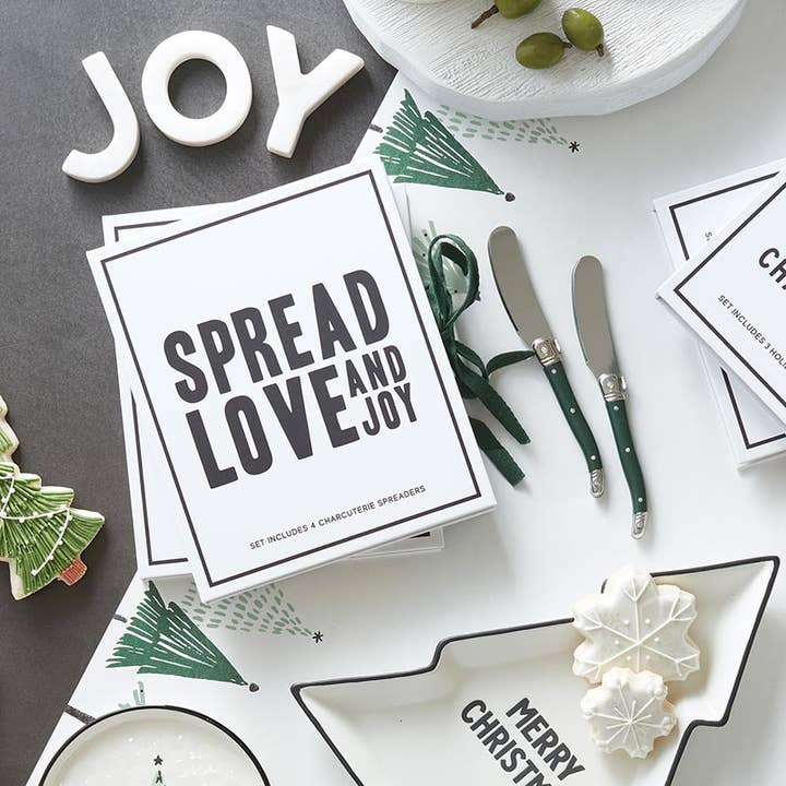 Santa Barbara Design Studio by Creative Brands - Wholesale Cheese Spreader - Green Charcuterie Spreaders