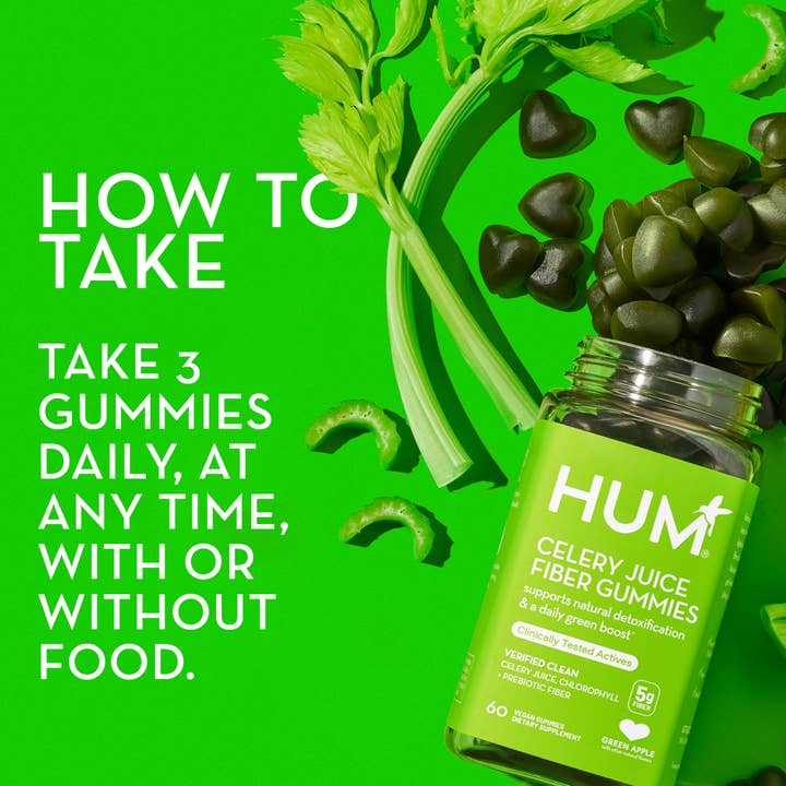 Hum Nutrition - Wholesale Oral Supplement/Vitamin - CELERY JUICE FIBER GUMMIES FOR ADDED FIBER & DETOX7