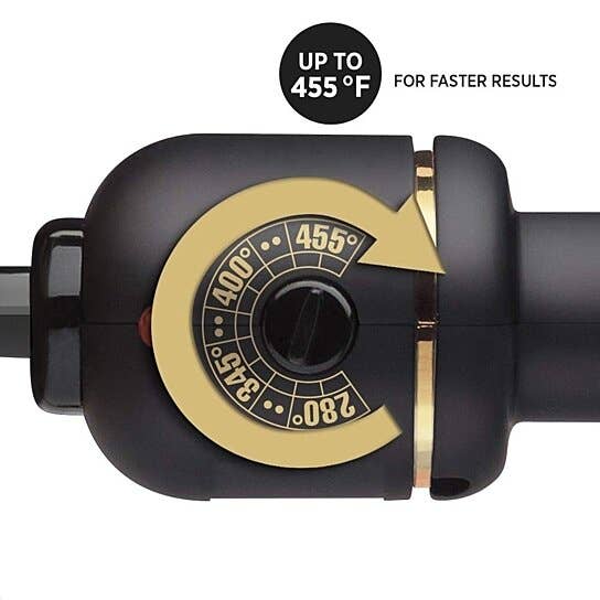 iTech361 - Vendita all'ingrosso Ferri per arricciatura/Arricciacapelli - HOT TOOLS - Ferro arricciacapelli affusolato professionale in oro nero6