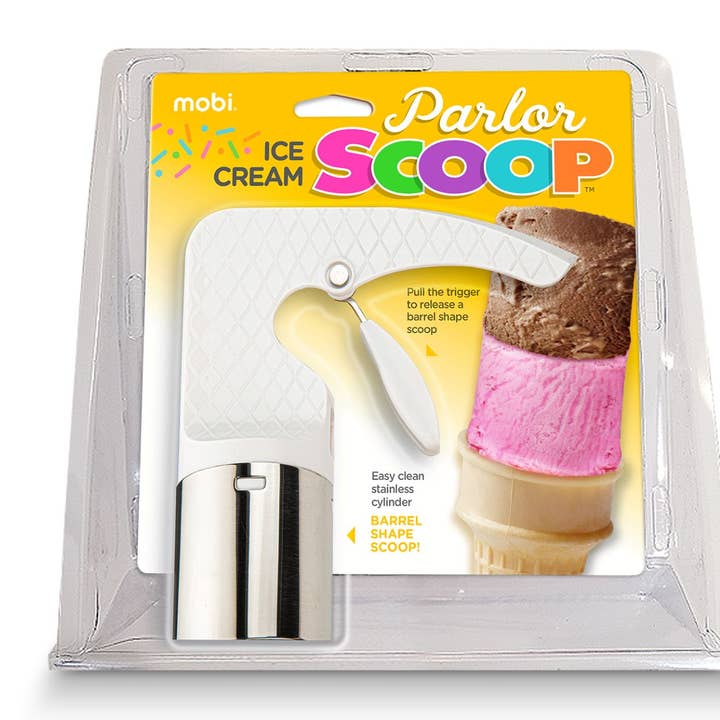 Paletta per gelateria con paletta a forma di botte, colore: bianco per la vendita all'ingrosso da parte di Mobi