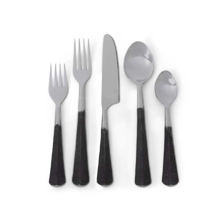 Park Hill Collection - Wholesale Flatware Set - Park Hill Collection Rustic Flatware Set S/5
