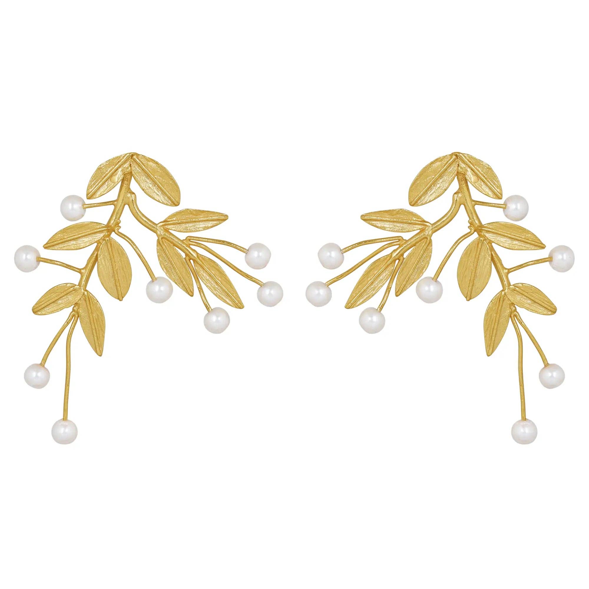 ACUS - Wholesale Dangle Earrings - Olivar Pearl Earrings0