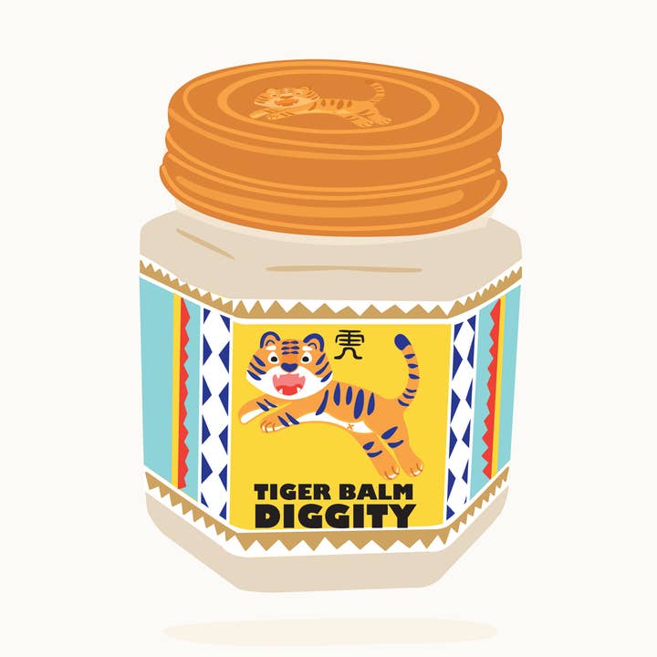 ILOOTPAPERIE - Venta al por mayor Ilustración - Tiger Bálsamo Diggity Giclée Art Póster0