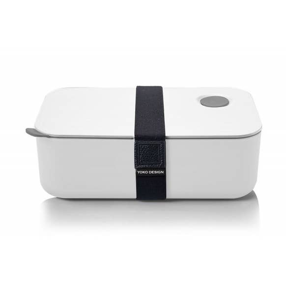 Lunch box 1 layer white 1000 ml for wholesale by YOKO DESIGN