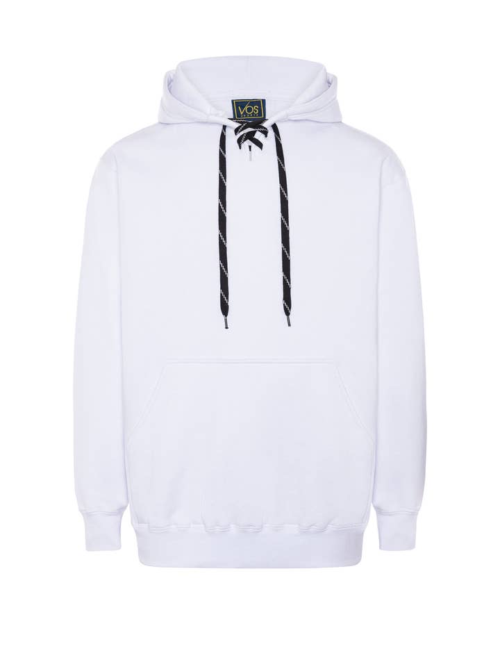 Vos Sports Inc. - Wholesale Hoodie - Unisex - 9801 12 oz. Unisex Hockey Style Hooded Pullover Sweatshirt with Laces12